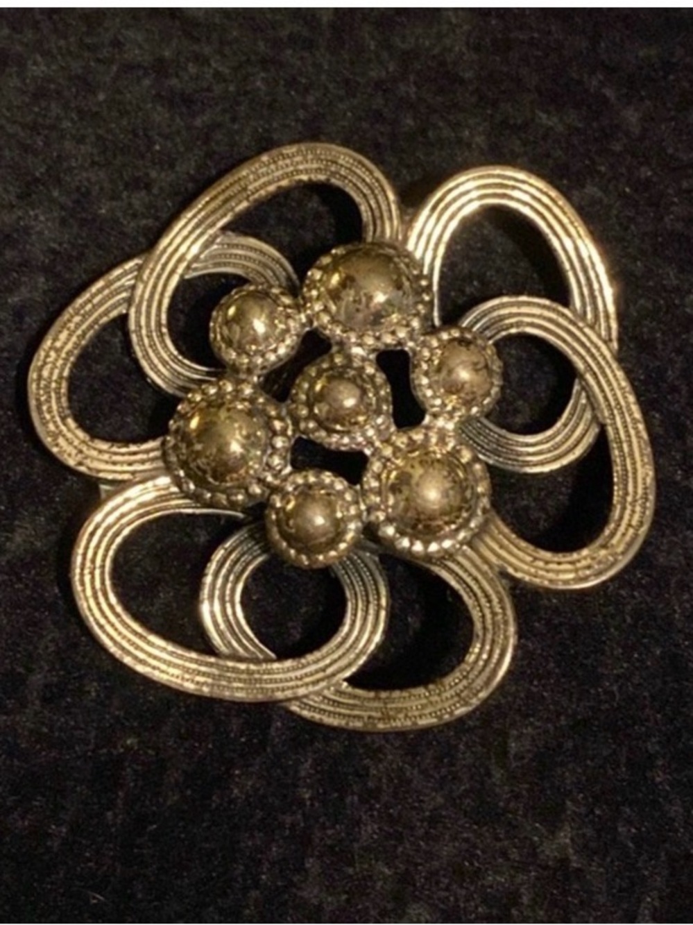 Sterling Silver Vintage-Style Brooch • Set of Two • Lamode Silver • Beau Silver - Picture 5 of 7